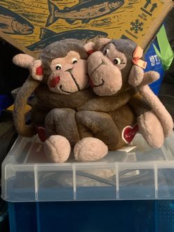 "Love Monkeys" stuffed Animal