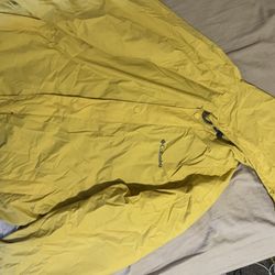 Columbia Button/zipper Rain Jacket Size L