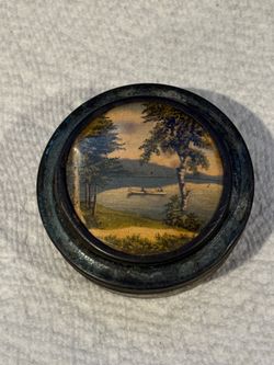 Antique pill box