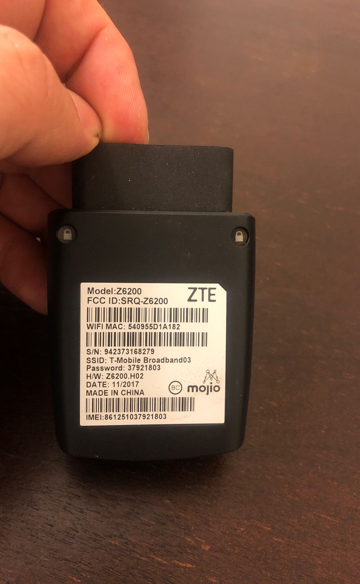 TMobile ZTE Z6200 SyncUP Drive 4G LTE WiFi Hotspot Connected Car OBD