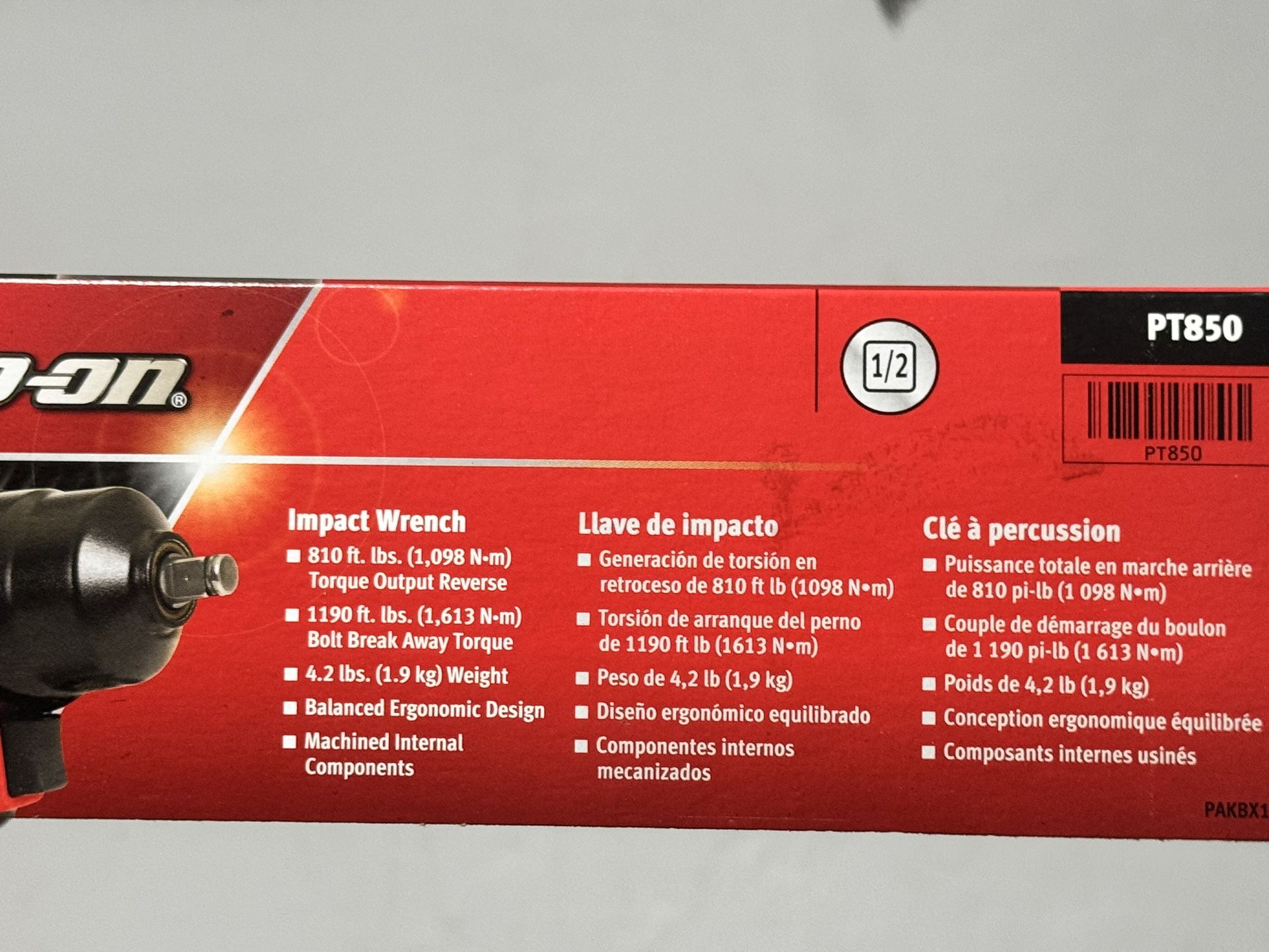 PT850 Impact Wrench SNAP ON Tools & Machinery