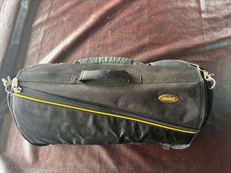 SkyRoll 24" Roll Up Garment Bag Carry-On Travel Suit Luggage Black with Strap