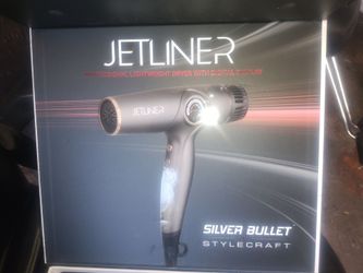 Silver Bullet JetLiner Pro Hair Dryer Lightweight with Digital Motor