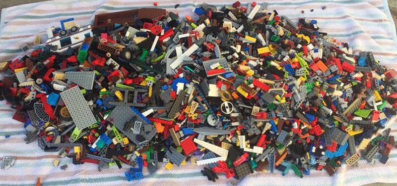 20lbs Lego Bulk Lot! 20 pounds Legos!