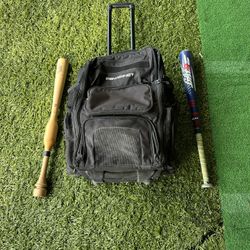 Baseball Bag And Bat