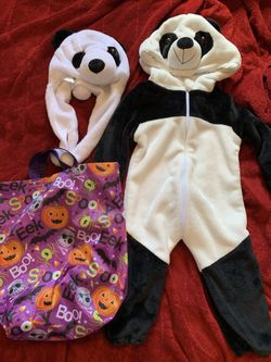 Toddler panda outfit 12-18 mo/2T for Halloween
