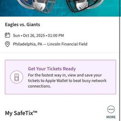 Eagles Vs Giants Tickets