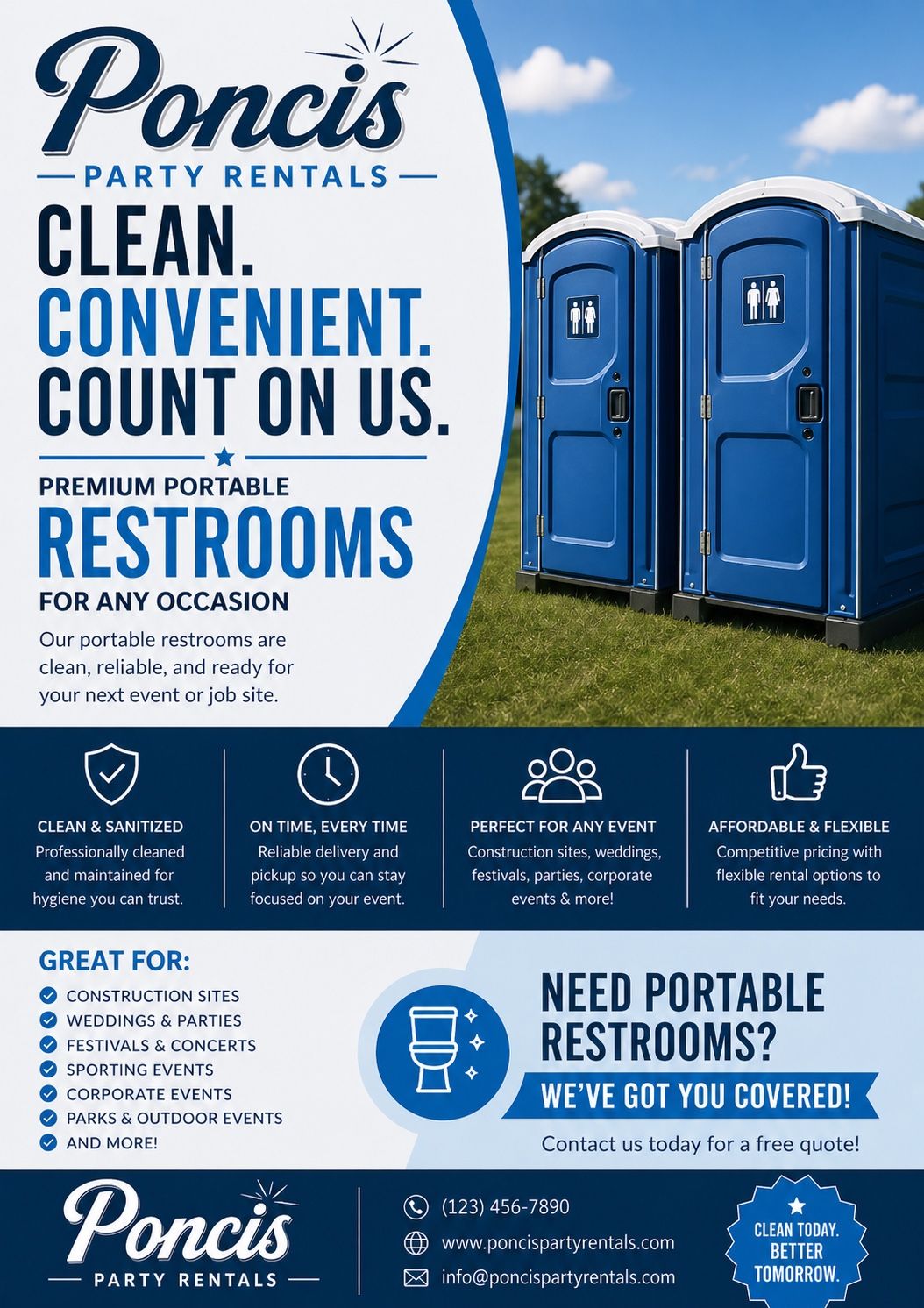 Portable Restrooms