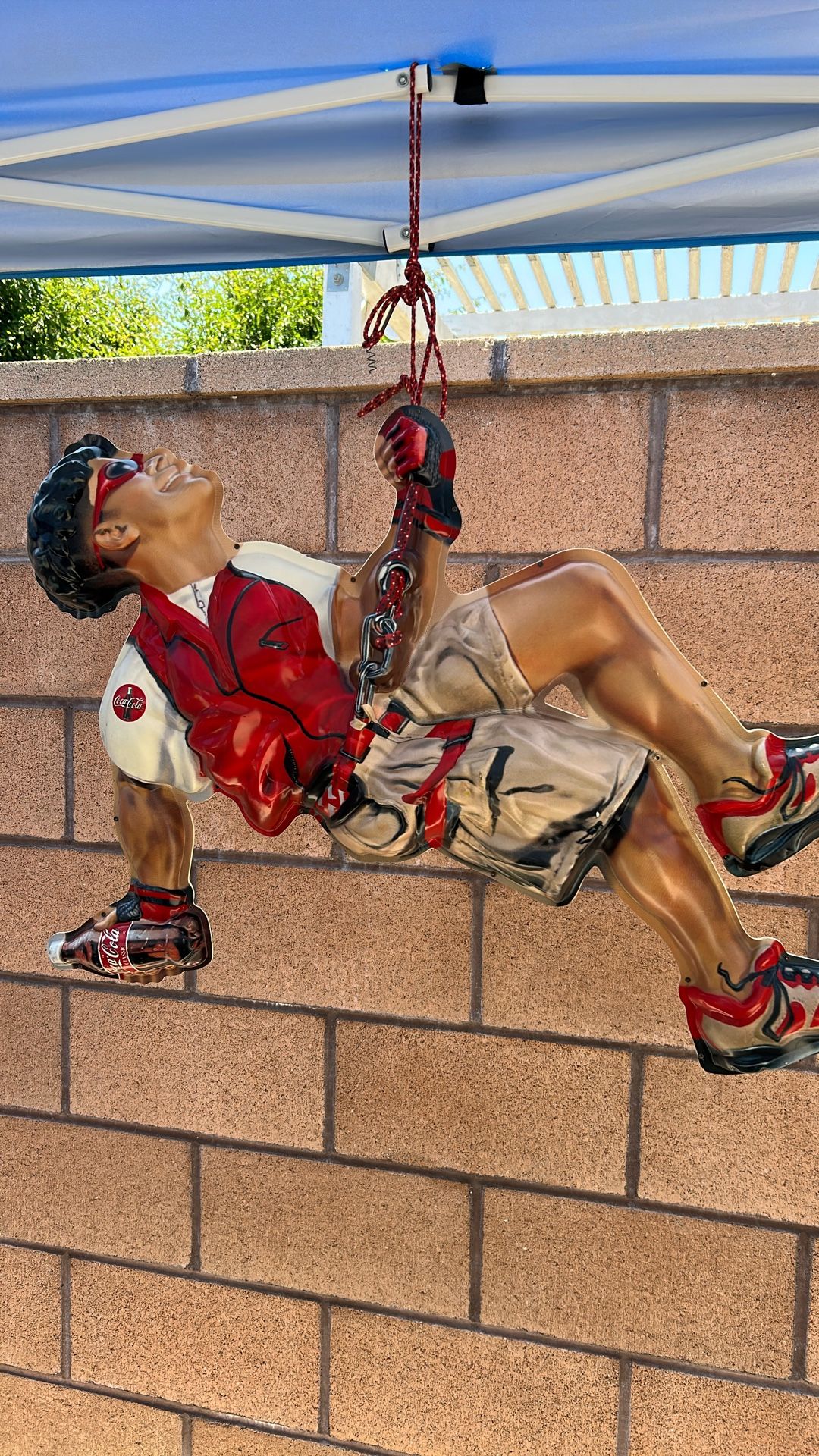 Coca Cola Mountain Climbing Display