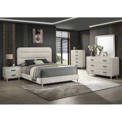 Modern Retreat Design Contemporary style with sleek lines, neutral palette, exuding elegance and versatility. Luxurious Upholstered Comfort Luxurious 