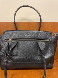 Kate Spade New York Black Leather Satchel