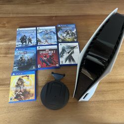 PS5 With Games (no Controller)