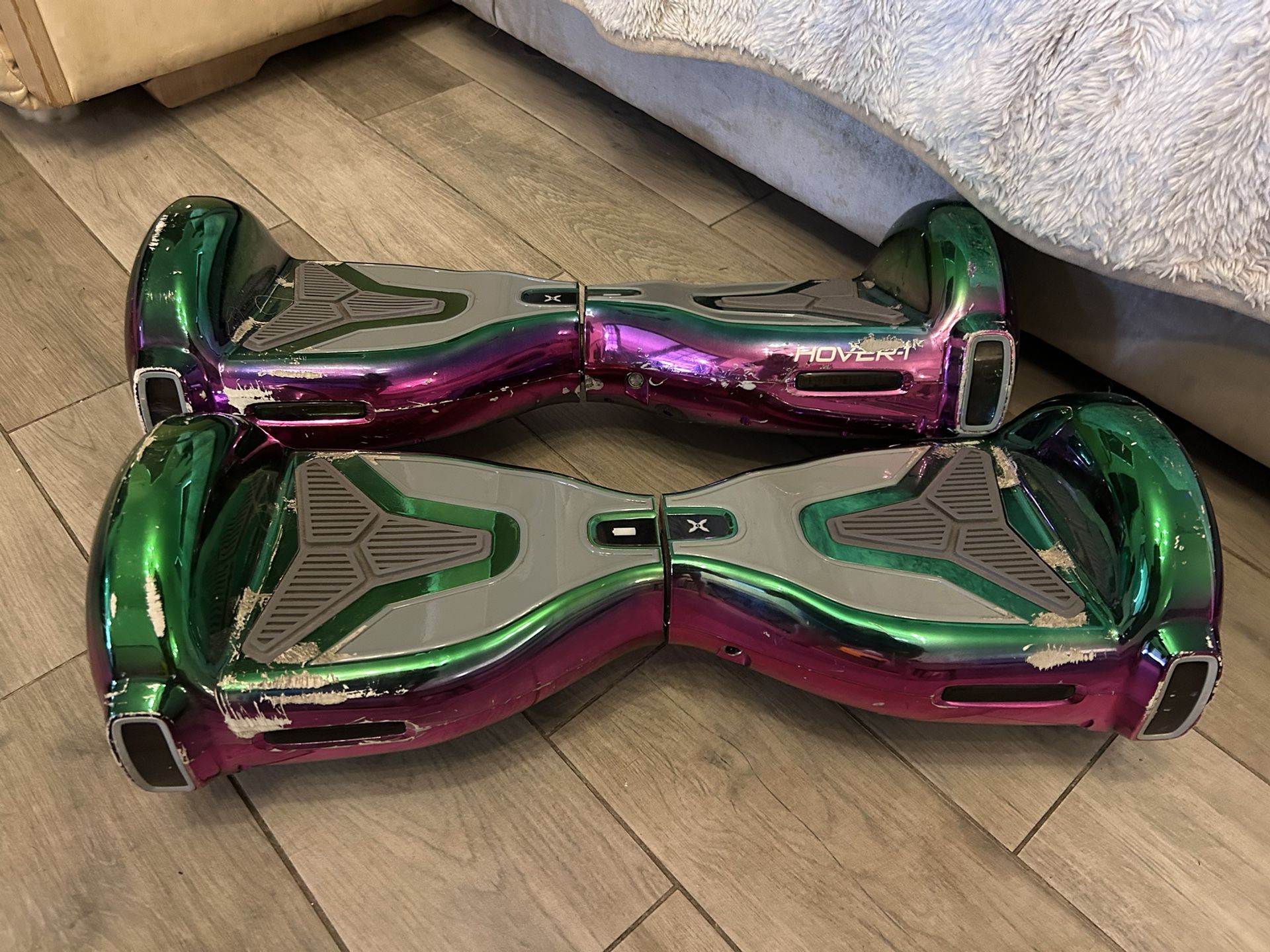 Hover Board And Seated Riding Attachment