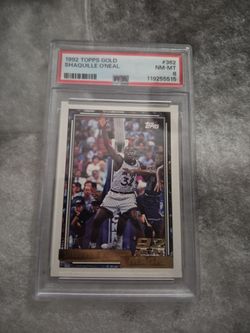 Shaq gold rc psa 8
