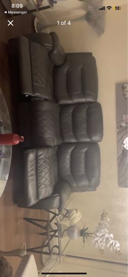 Leather sofa
