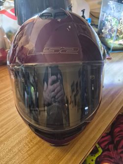 Motorcycle Helmet w shade visor LS2 XL