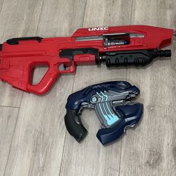 Halo MA40 And Plasma Pistol Master Chief Covenant Nerf Guns