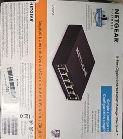 NETGEAR GS305E 5-Port Gigabit Ethernet Smart Managed Plus Switch