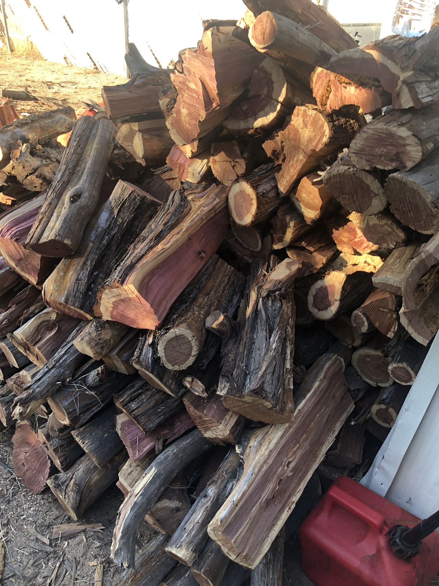 Shaggy juniper firewood fire wood Leña firewood wood