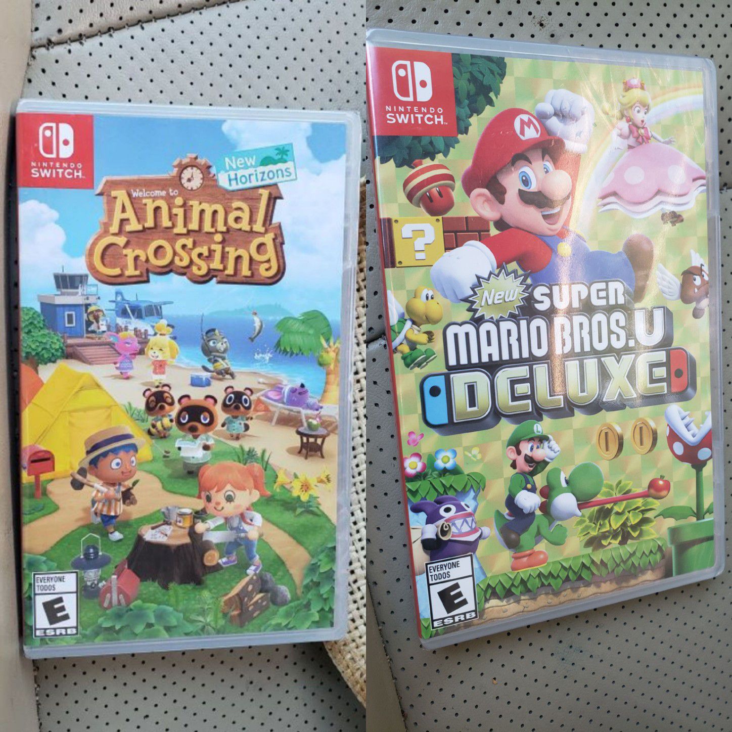 Animal Crossing & Mario Bros U Deluxe U Nintendo Switch game brand new Sealed never opened