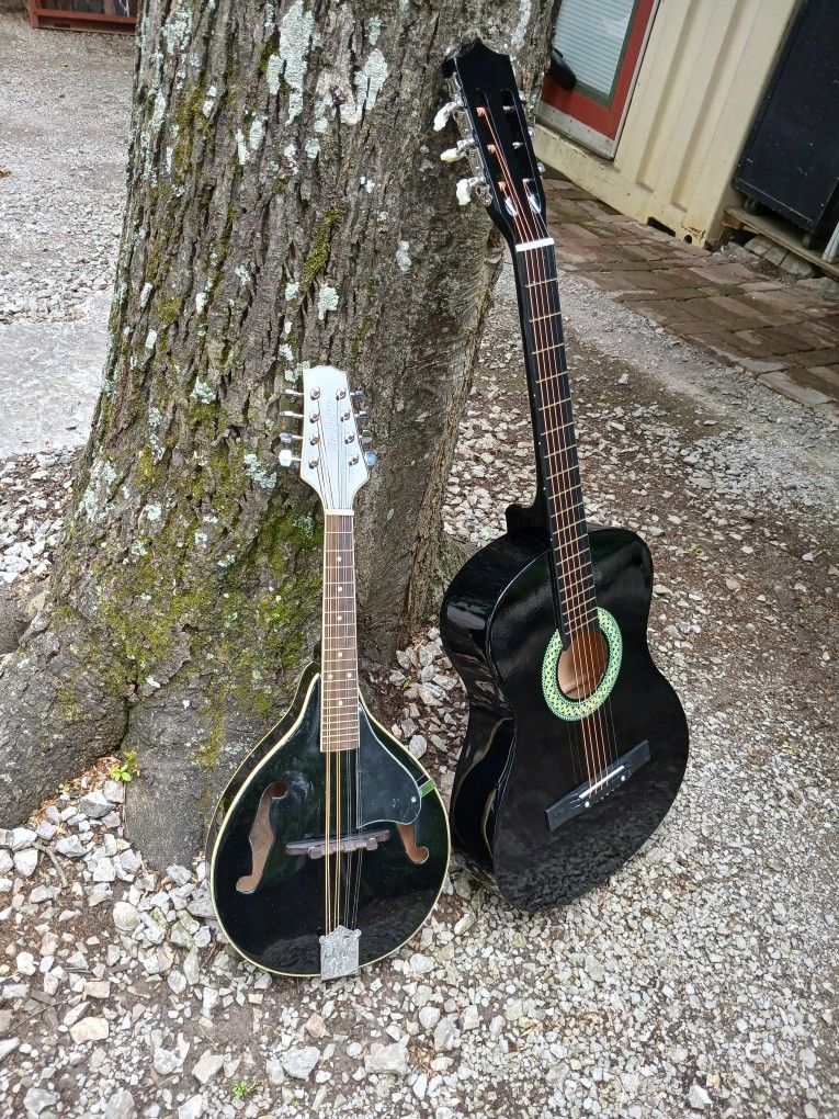 Brand New Acoustic Guitar And Mandolin Set