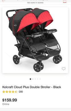 Brand new double stroller