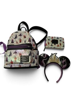 Disney bag, wallet, and ears
