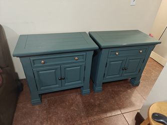 Large pair of Nightstands.