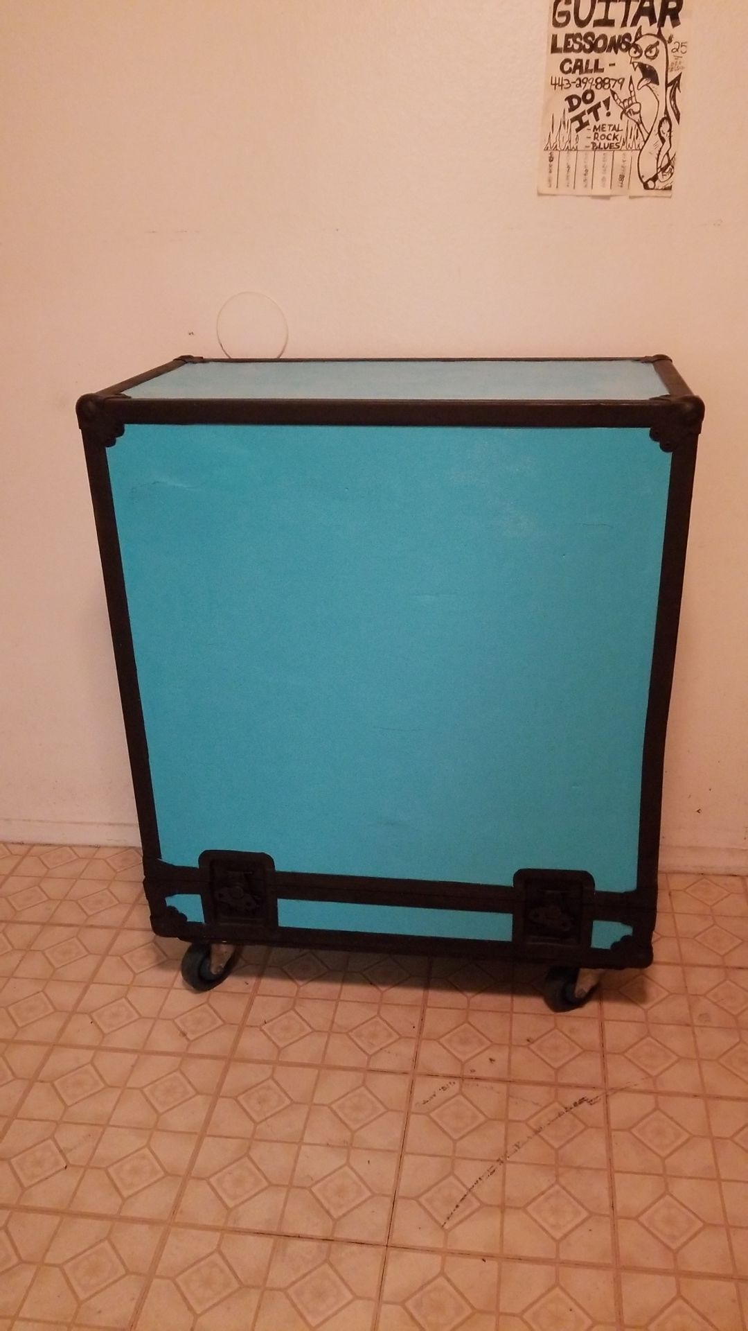 Road Case /Speaker Flight Case. 4x12 Speaker Cab Road Case. Hardshell Case Marshall, Mesa Boogie, Peavey, 5150