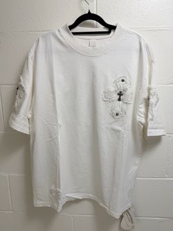 Chrome Hearts White Cross Patch T-Shirt Size Medium