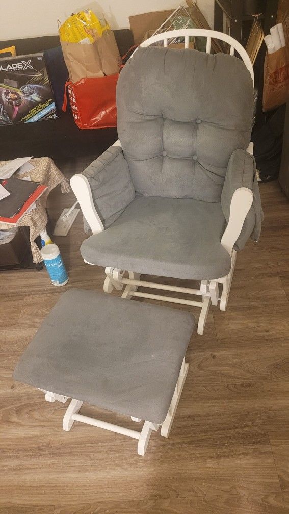 Rocking Chair And Ottoman