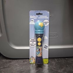BLUEY KARAOKE MICROPHONE 🎤 WITH LIGHTS 