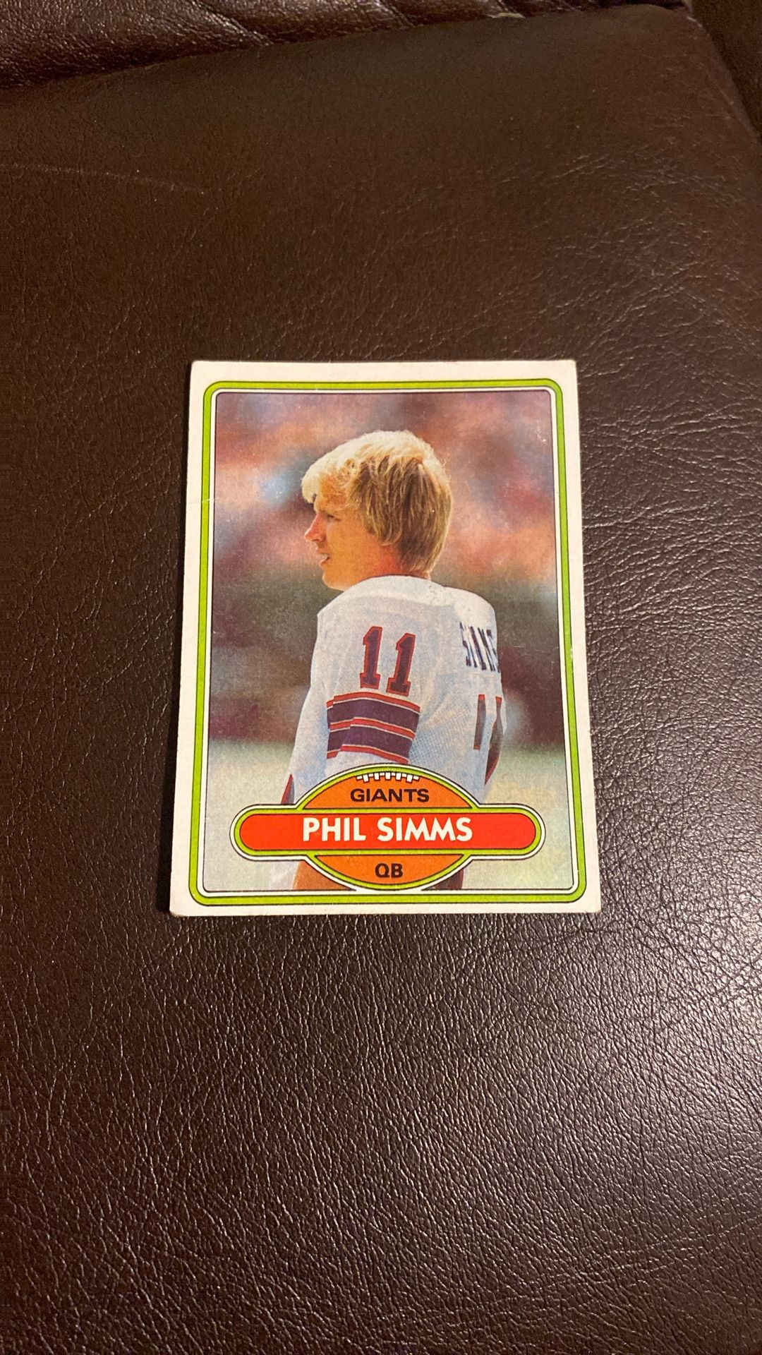 Phil Simms Rookie 1980 Topps #225