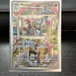 Machoke Art Rare Pokemon 151 