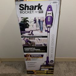New Shark Rocket Pet Pro Stick Vacuum