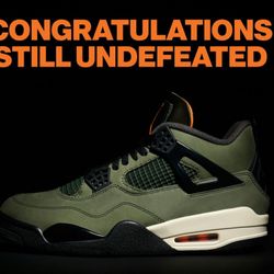 Jordan 4 UNDEFEATED 