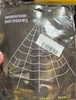 Spider web decor