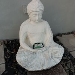 Buddha Love Peace Money Statue 34" Tall