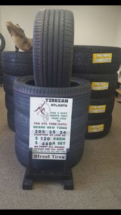 305 35 24 BRAND NEW TIRE TIRES $120 EACH $480 SET