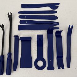 13 PCS Automotive Trim Door Panel Dash Clips Removal Took Set