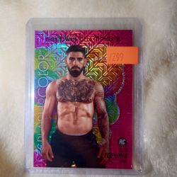 ilia Topuria Upper Deck Rookie Card 
