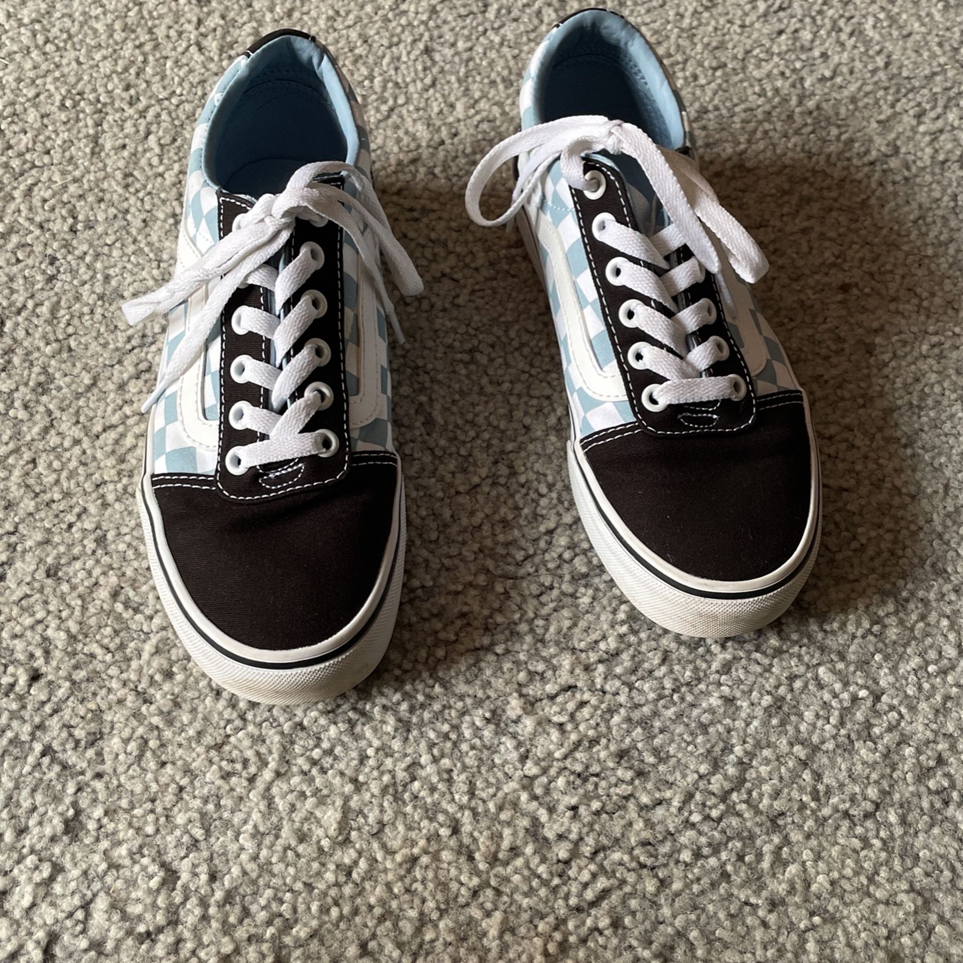 Baby Blue Vans Shoes