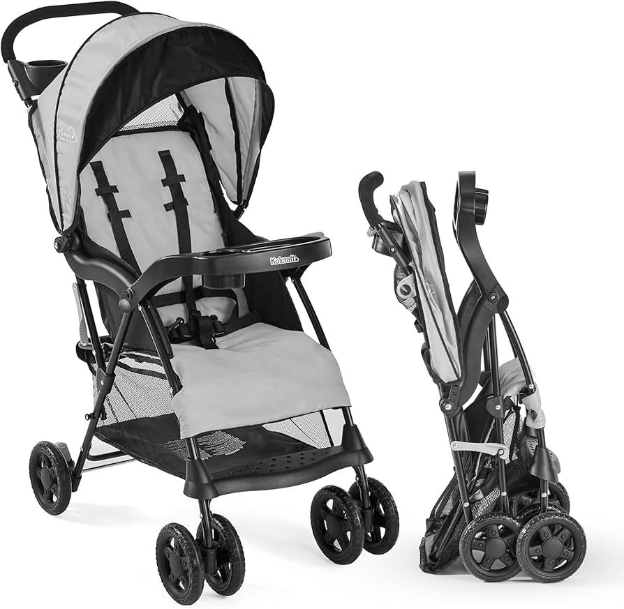 ONLY $45: Kolcraft Cloud Plus Lightweight Umbrella Stroller for Toddlers with Reclining Seat