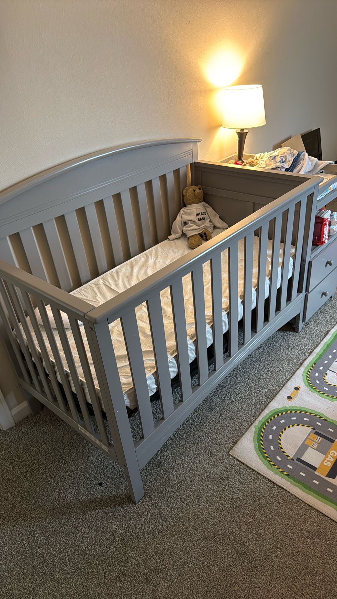 Crib With Changing Table