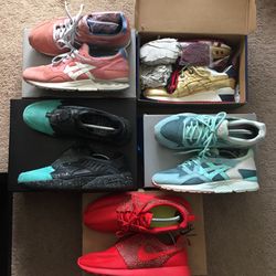 Nike Roshe Safari Asics & Puma Kith Colab Men’s sizes