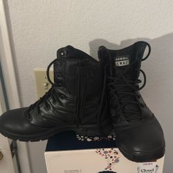 Non Steel Toe Black Work Booth Size 10