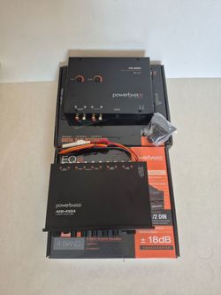 POWERBASS 4 BAND EQUALIZER WITH 10 VOLTS & DIGITAL BASS PROCESSOR WITH 13 VOLTS MAX OUTPUT