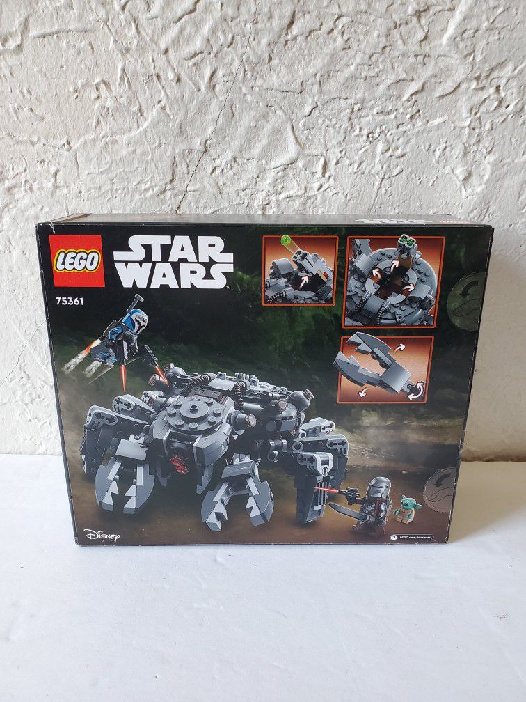 LEGO Star Wars: The Mandalorian Spider Tank Building Toy Set 75361 Collection
