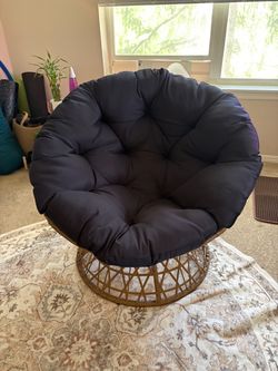 Swivel papasan