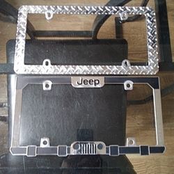 Jeep Metal License Plate Frames 